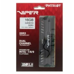 Модуль памяти Patriot DIMM DDR3 16Gb VIPER3 KIT (8GbX2) 1866MHz CL10 [PV316G186C0K] Black Mamba